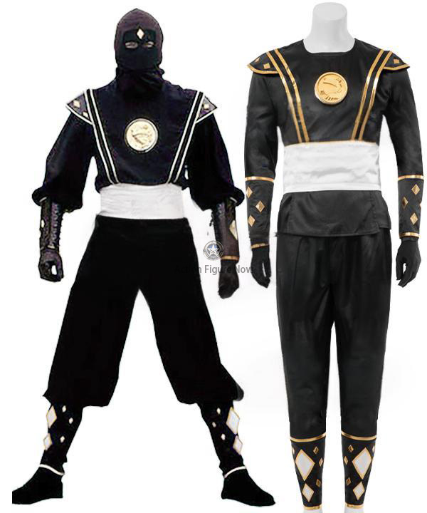 Black Ninja Ranger Cosplay Costume - Power Rangers Ninjetti Series