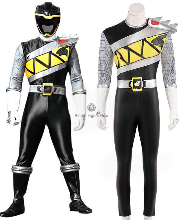 Black Ranger Dino Charge Power Rangers Cosplay Costume