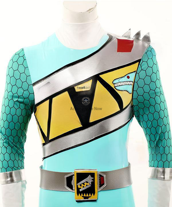 Green Ranger Dino Charge Cosplay Costume - Power Rangers