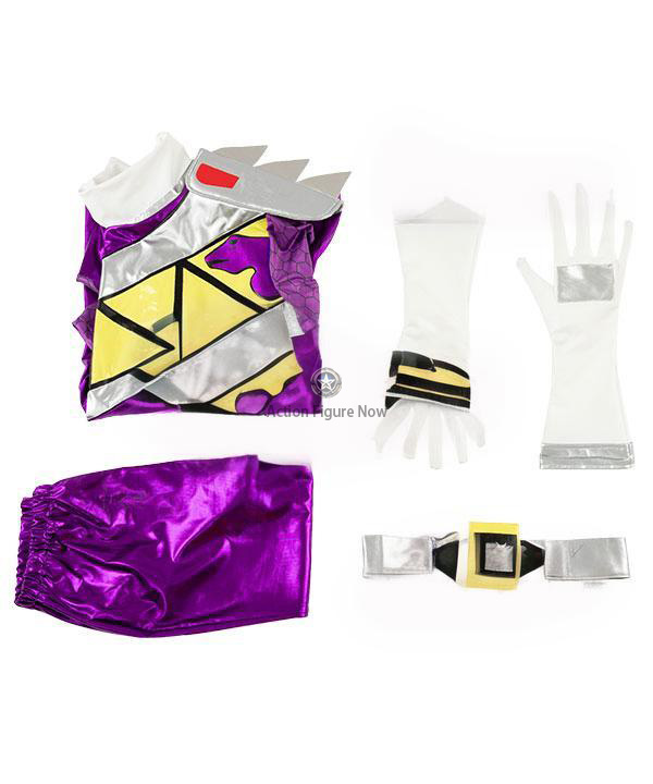 Power Rangers Dino Charge Purple Ranger Costume - Cosplay Outfit