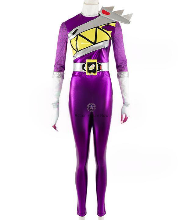 Power Rangers Dino Charge Purple Ranger Costume - Cosplay Outfit