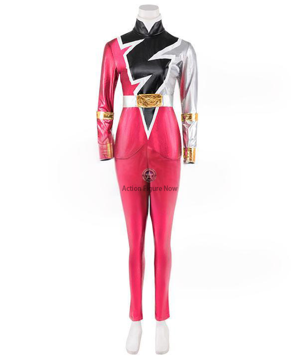 Power Rangers Dino Fury Pink Ranger Costume for Cosplay