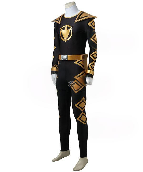 Black Dino Ranger Tommy Oliver Cosplay Costume - Power Rangers Dino Thunder