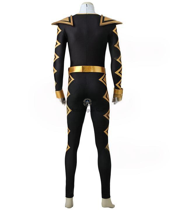 Black Dino Ranger Tommy Oliver Cosplay Costume - Power Rangers Dino Thunder