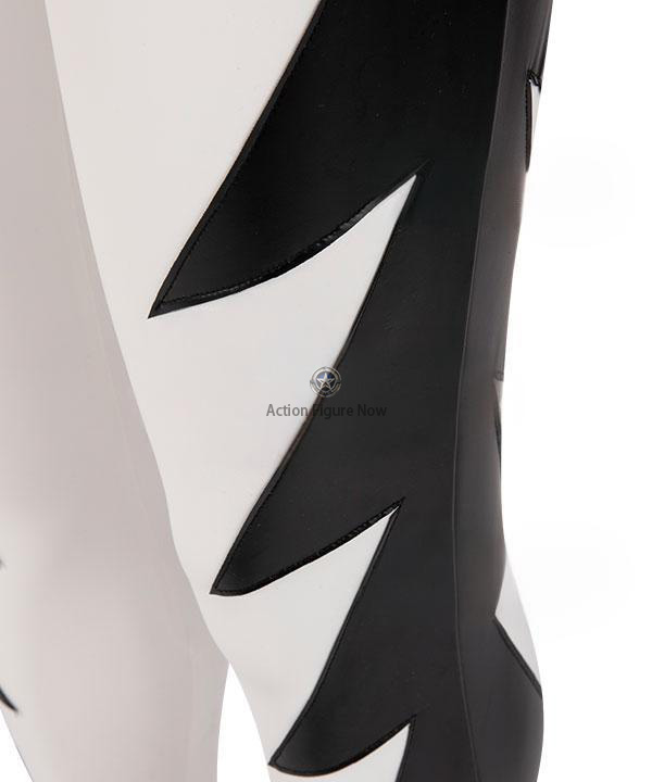 White Dino Ranger Cosplay Outfit from Power Rangers Dino Thunder Series - EMPR087