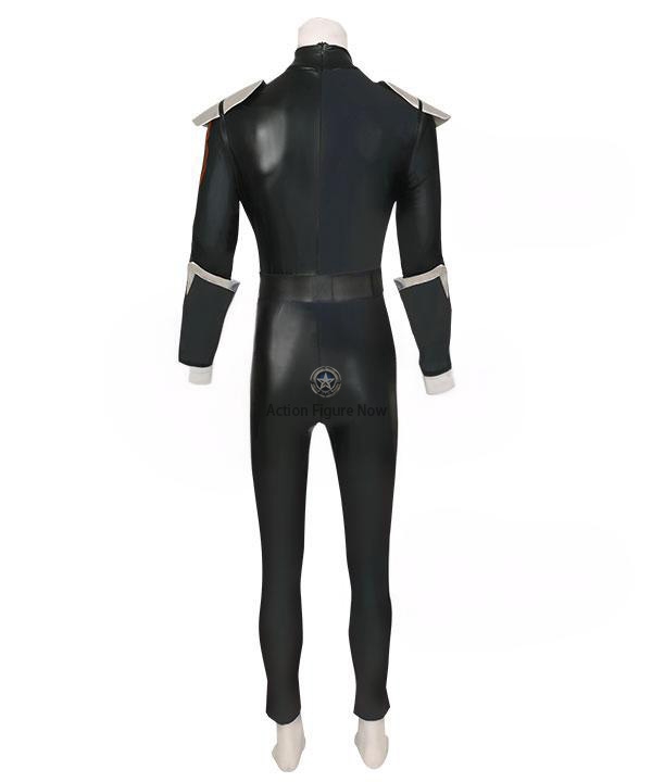 Black Power Rangers HyperForce Costume for Cosplay - EMPR037