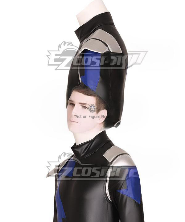 Blue HyperForce Power Rangers Cosplay Costume - High Quality, Authentic Detail for better clarity and SEO optimization. This title is concise, clearly describes the product, incorporates relevant keywords, and emphasizes quality which can attract more search traffic.
