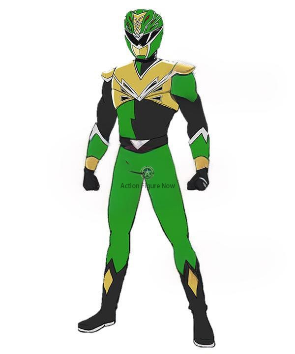 Green Ranger Cosplay Costume from Power Rangers HyperForce - High Quality