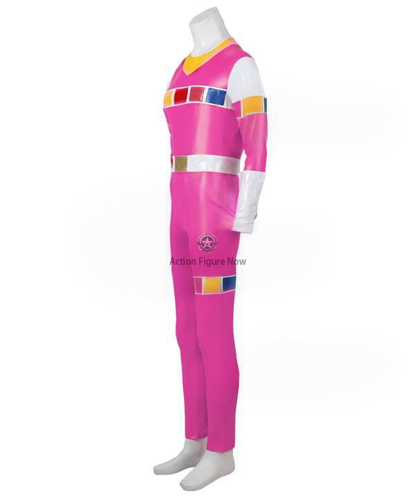 Space-Themed Pink Ranger Cosplay Outfit from Power Rangers Series