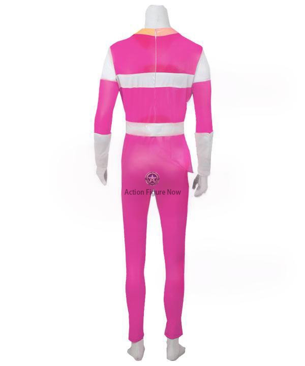 Space-Themed Pink Ranger Cosplay Outfit from Power Rangers Series