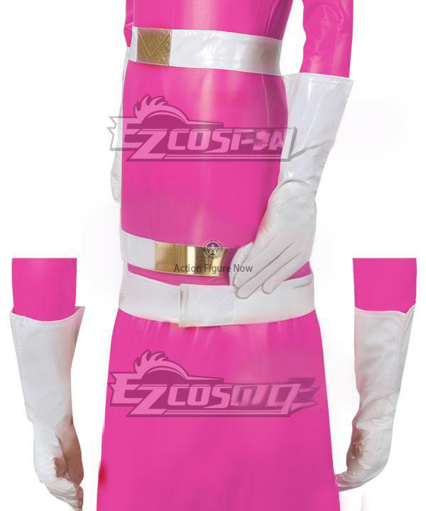 Space-Themed Pink Ranger Cosplay Outfit from Power Rangers Series