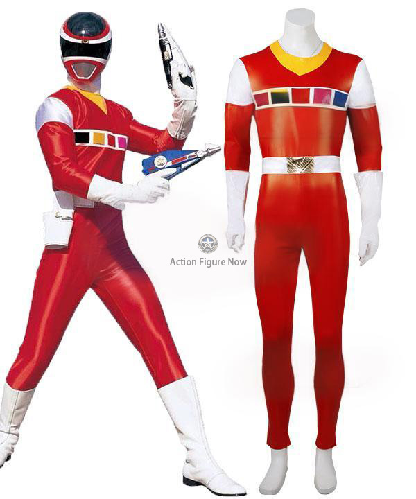 Red Space Ranger Costume - Power Rangers In Space Cosplay Outfit