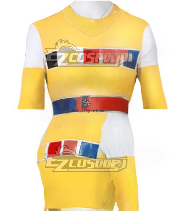 Yellow Space Ranger Power Rangers Cosplay Costume