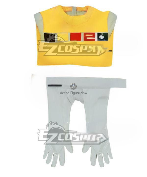 Yellow Space Ranger Power Rangers Cosplay Costume