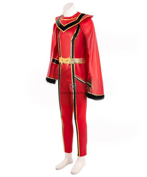 Red Mystic Ranger Costume from Power Rangers Mystic Force - Authentic Cosplay Outfit