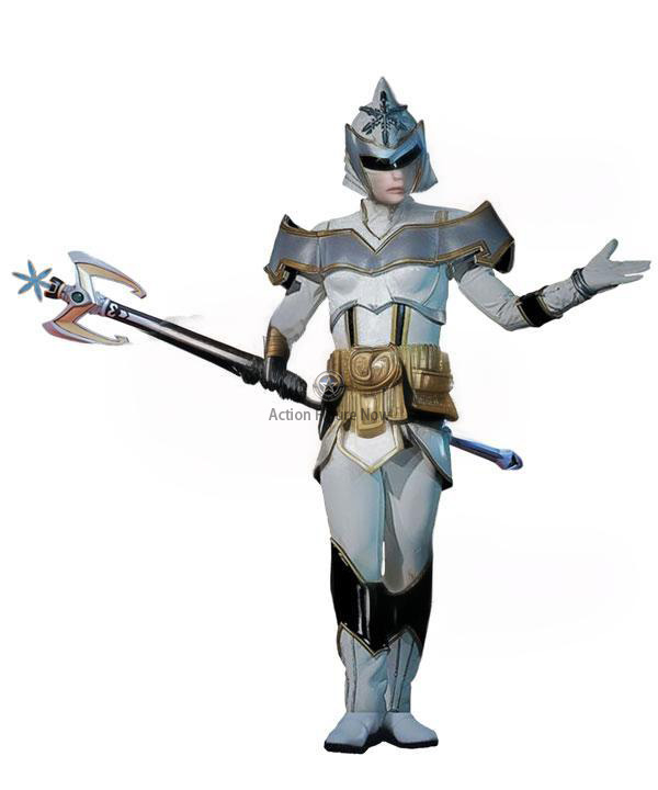 White Mystic Ranger Cosplay Outfit from Power Rangers Mystic Force - EMPR093