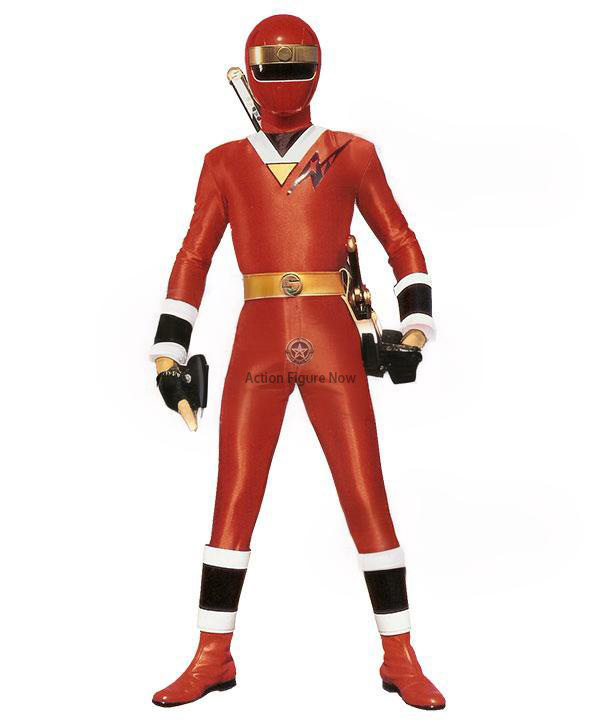 Red Aquitar Ranger Costume - Mighty Morphin Alien Rangers Cosplay