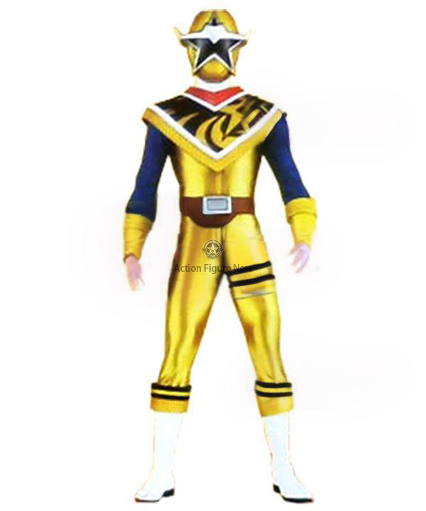 Gold Ninja Steel Power Rangers Cosplay Costume