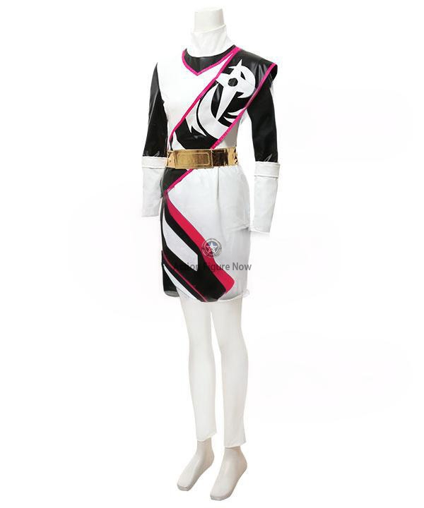 White Ninja Steel Power Ranger Cosplay Costume