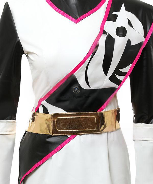White Ninja Steel Power Ranger Cosplay Costume