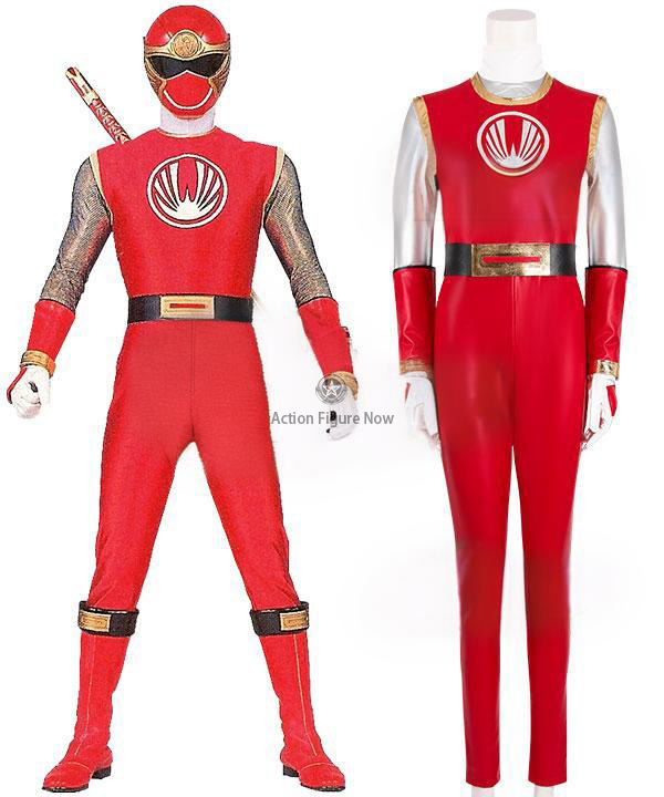 Red Wind Ranger Costume - Power Rangers Ninja Storm Cosplay
