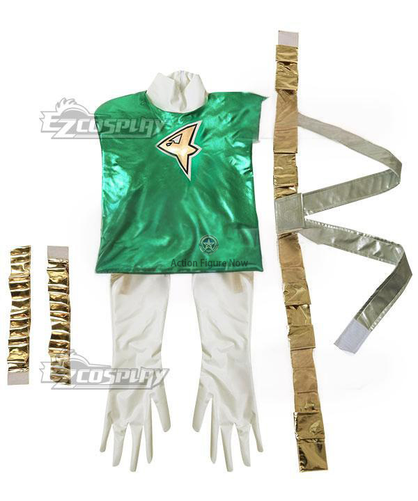 Green Power Rangers RPM Operator Series Costume for Cosplay