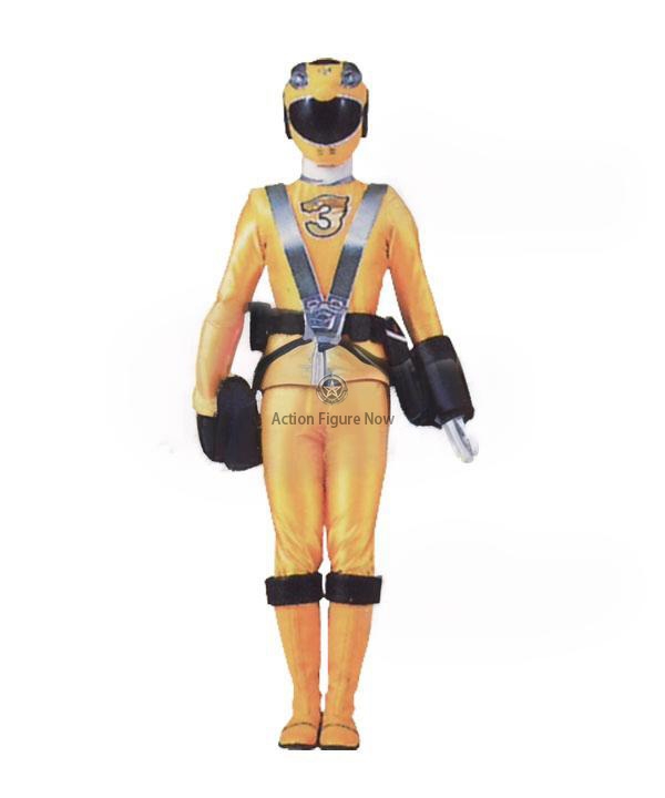 Yellow Power Rangers RPM Series Operator Cosplay Outfit