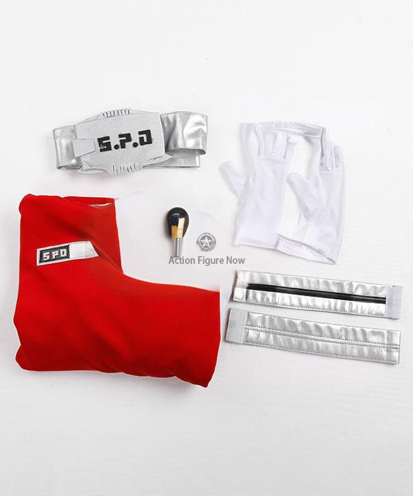 Red Power Rangers SPD Ranger Cosplay Outfit