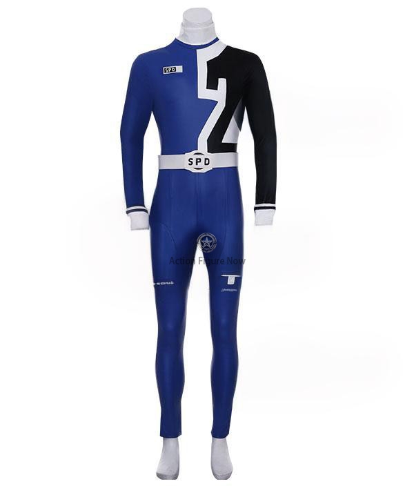 Blue Ranger Cosplay Costume from Power Rangers SPD Series - EMPR023