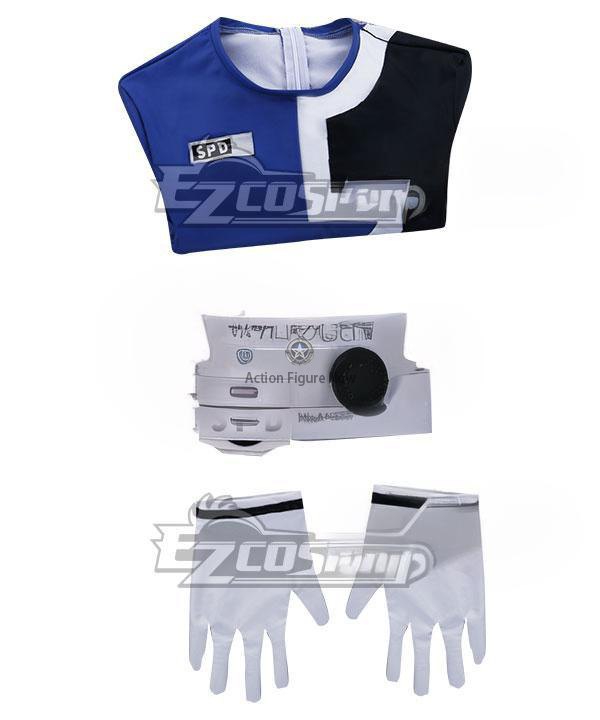 Blue Ranger Cosplay Costume from Power Rangers SPD Series - EMPR023