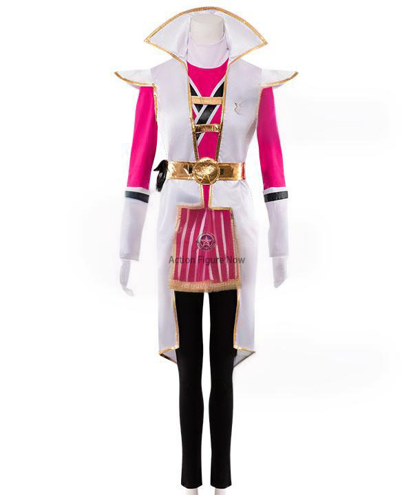 Power Rangers Samurai Costume - Pink Ranger Super Mode Cosplay Outfit