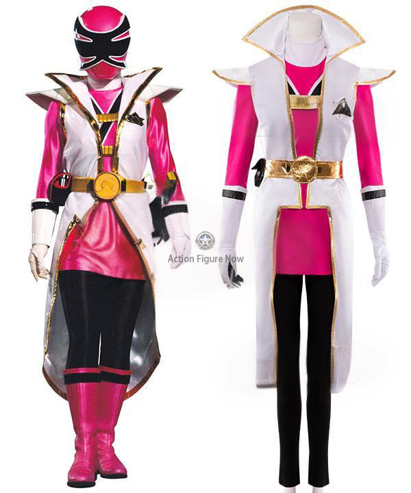 Power Rangers Samurai Costume - Pink Ranger Super Mode Cosplay Outfit