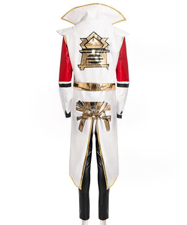Red Samurai Super Mode Power Rangers Cosplay Costume