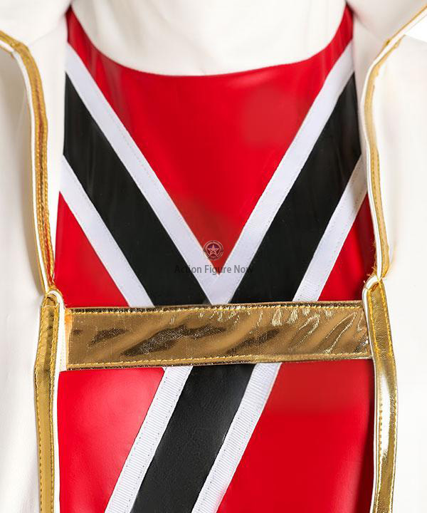 Red Samurai Super Mode Power Rangers Cosplay Costume