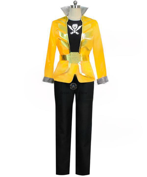 Super Megaforce Yellow Power Rangers Cosplay Costume - EMPR132