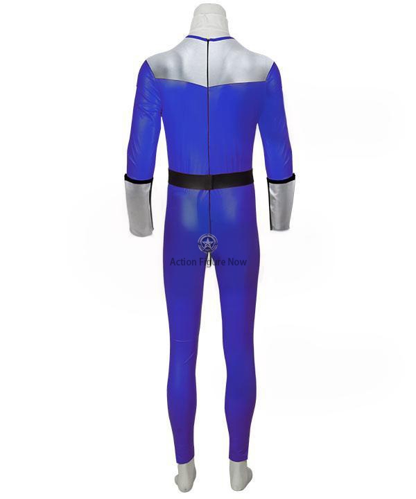 Power Rangers Time Force Blue Ranger Cosplay Costume