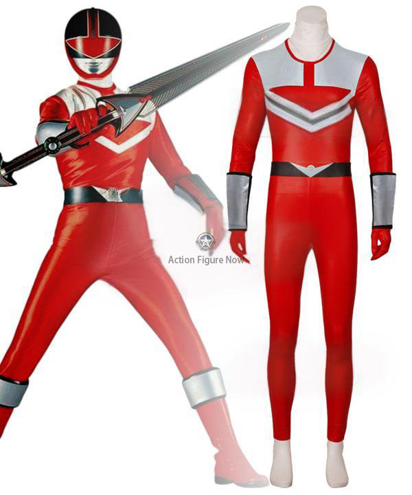 Red Ranger Time Force Cosplay Outfit - Authentic Power Rangers Costume