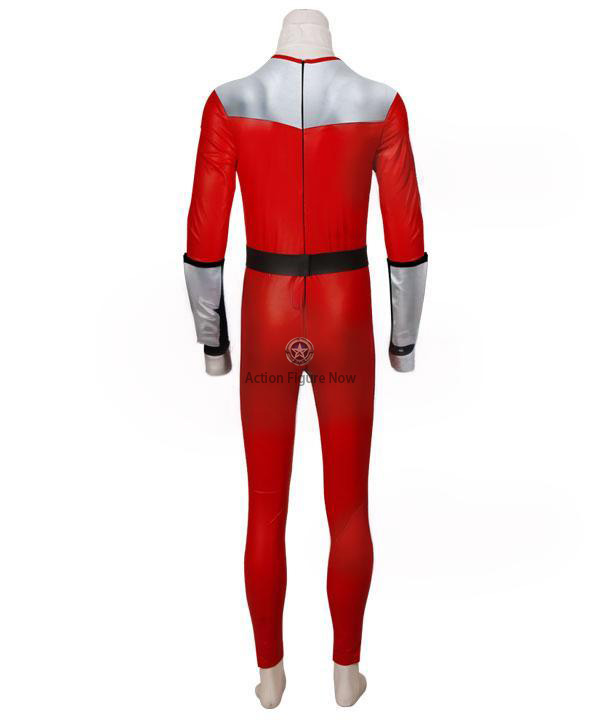 Red Ranger Time Force Cosplay Outfit - Authentic Power Rangers Costume