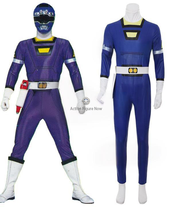Blue Turbo Ranger Costume - Power Rangers Turbo Cosplay Outfit