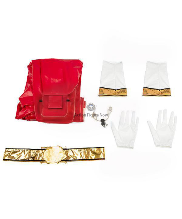 Red Power Ranger Wild Force Cosplay Outfit - High-Quality Costume EMPR056