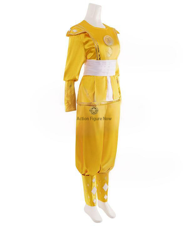 Power Rangers Yellow Ninja Ranger - Ninjetti Cosplay Costume