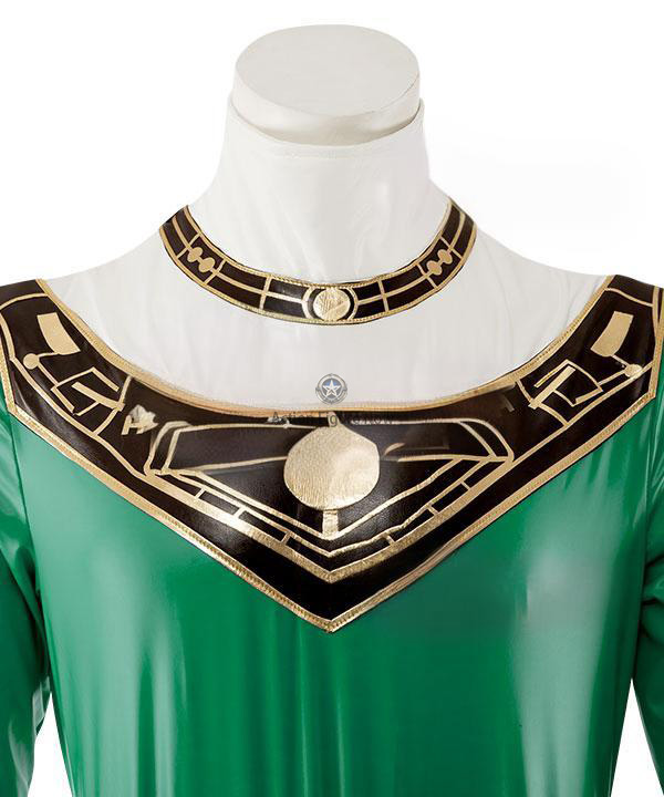 Green Zeo Ranger IV Power Rangers Cosplay Outfit - EMPR047
