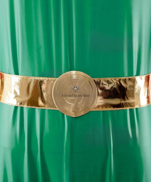 Green Zeo Ranger IV Power Rangers Cosplay Outfit - EMPR047