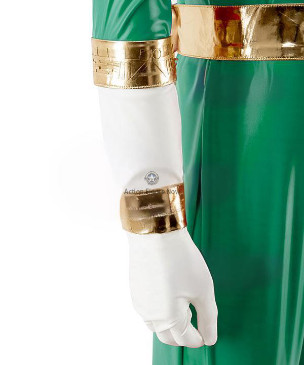 Green Zeo Ranger IV Power Rangers Cosplay Outfit - EMPR047