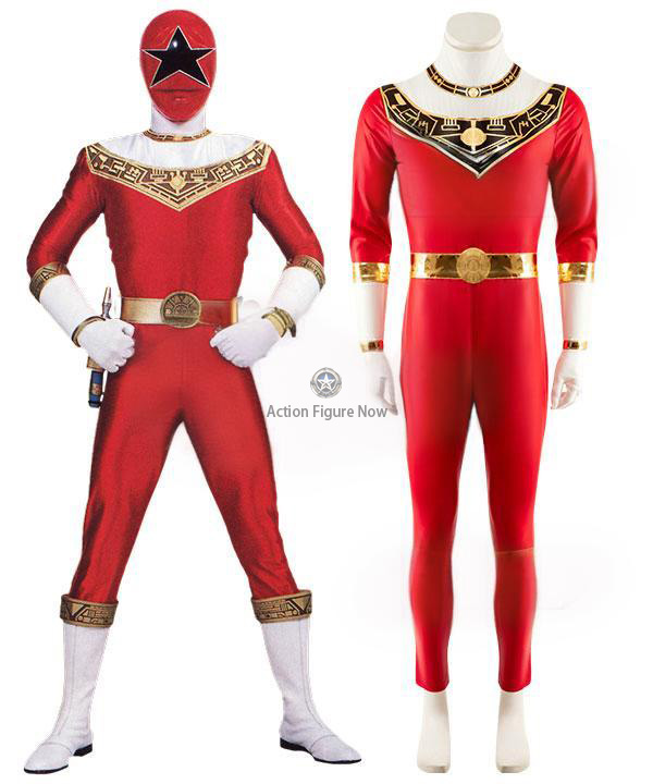Red Ranger Tommy Oliver Power Rangers Zeo Cosplay Costume