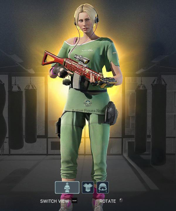Rainbow Six Siege IQ Elite Skin Cosplay Costume: Ultimate Guardian Suit