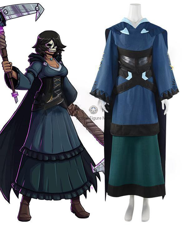 RWBY Maria Calavera Cosplay Costume with Skull Mask