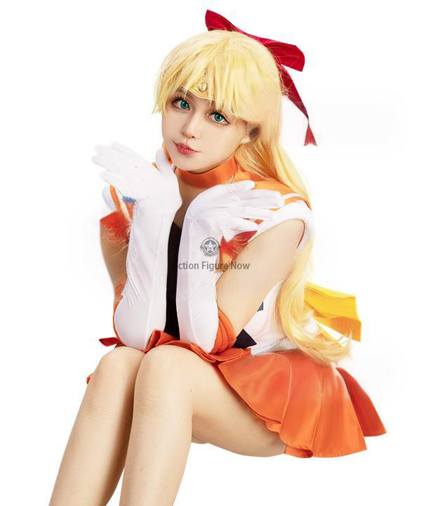 Sailor Moon Minako Aino Sailor Venus Cosplay Costume for Role Play