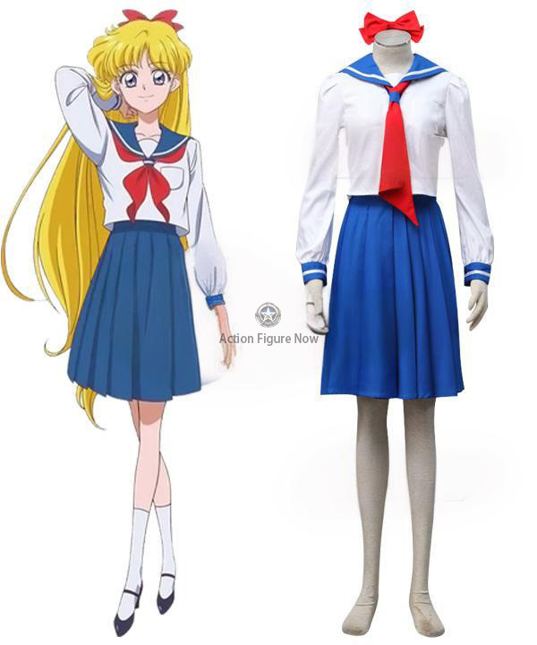 Sailor Moon Sailor Venus Minako Aino Cosplay Costume