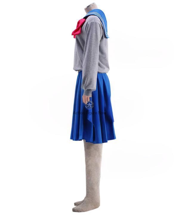Sailor Moon Mizuno Ami (Amy Anderson) Sailor Mercury Sailor Suit Cosplay Costume - B Edition